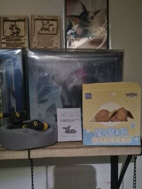 Pokemon Sleepy Eevee(umbreon)bean Bag And Box